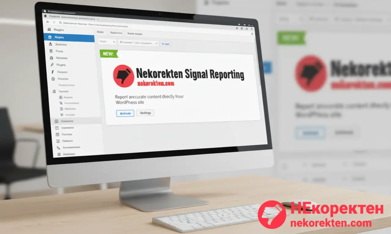 Nekorekten.com –  Официален плъгин за Wordpress